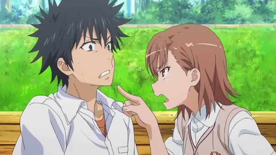 Touma e Misaka - A Certain Magical Index